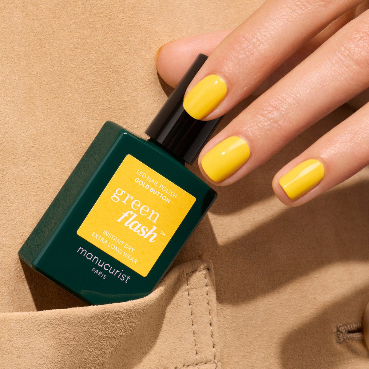 Гел лак Green Flash™ Gold button
