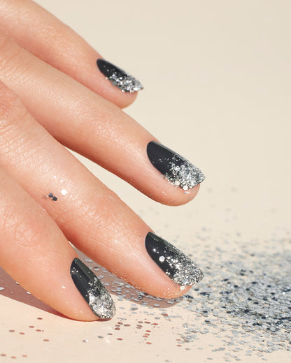 Silver Glitters & Mirror Duo - Дуо Сребърен брокат и огледална пудра