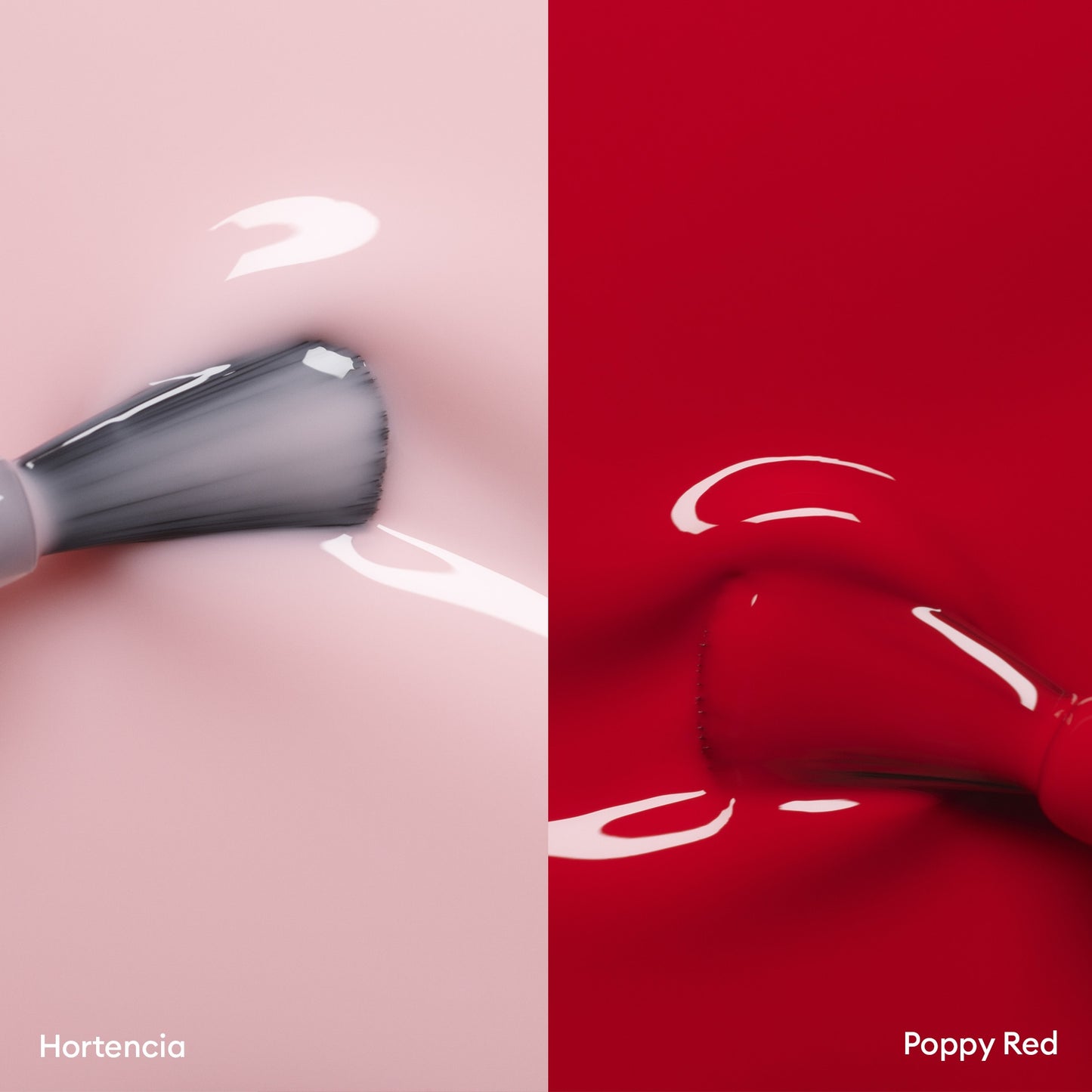 Xtrem Flash™ Kit Set: Hortencia & Poppy Red - Kомплект Xtrem гел лак: Хортензия и Червен мак