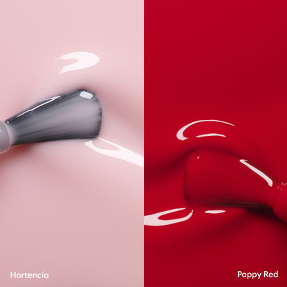 Xtrem Flash™ Kit Set: Hortencia & Poppy Red - Kомплект Xtrem гел лак: Хортензия и Червен мак