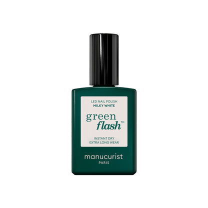 Гел лак Green Flash™ Milky White - Млечно бял