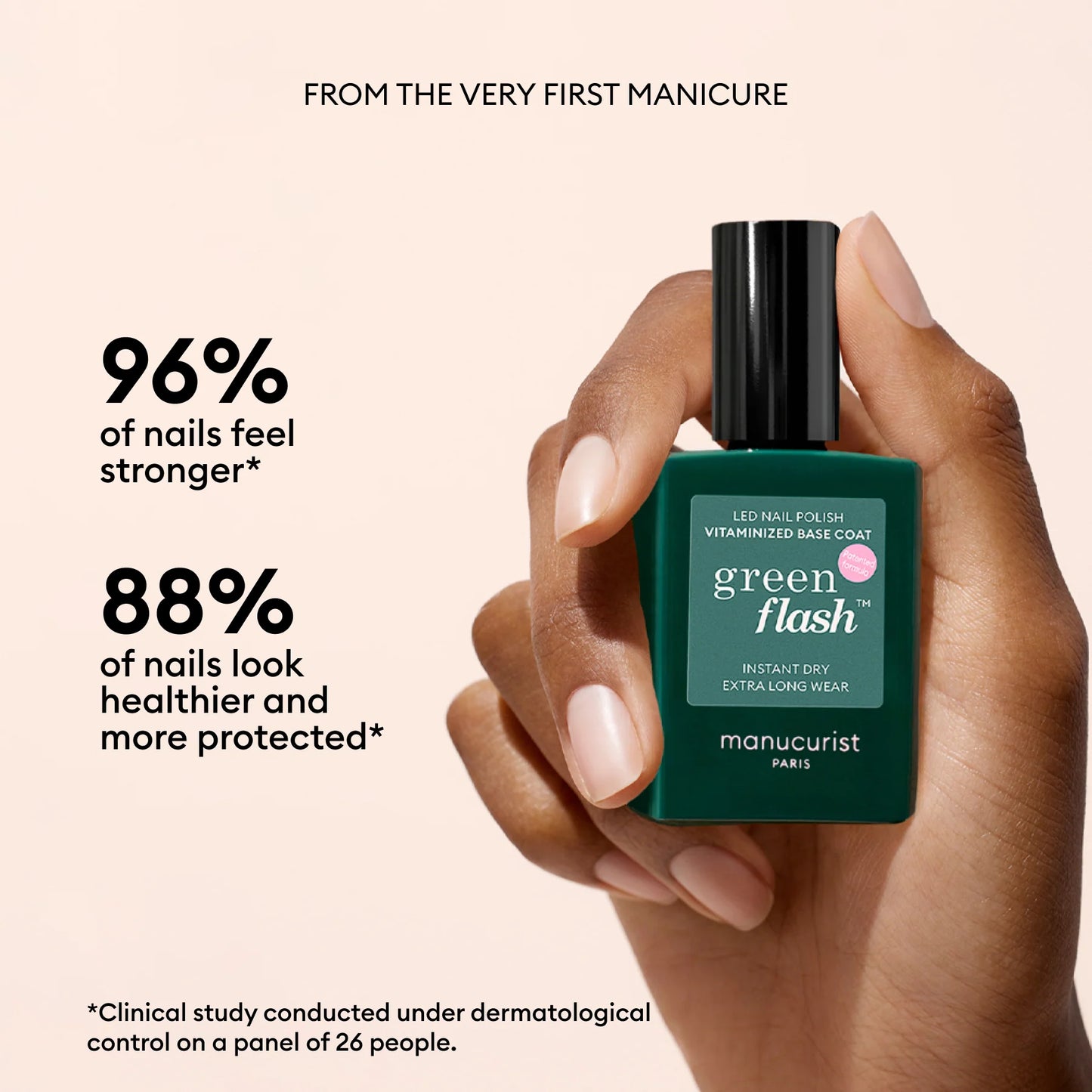 Vitaminised Base Coat Green Flash™ - Витаминизирана база за гел лак