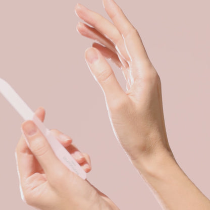 Glass nail accessory trio - Трио стъклени аксесоари